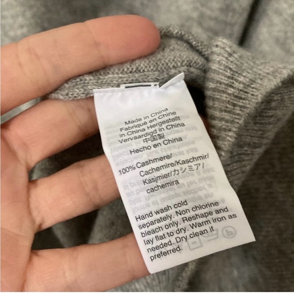 J. Crew 100% Cashmere V-neck Boyfriend Sweater - Picture 3 of 5